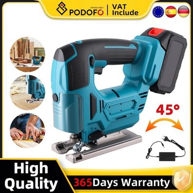 Brushless Jigsaw for Makita 18V Battery - Cordless/Corded Wood Cutting Tool
