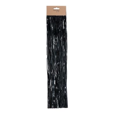 Lametta 50cm schwarz