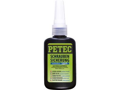 Petec Schraubensicherung mittelfest blau Flasche