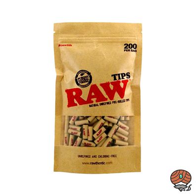 RAW Filter Tips Pre-Rolled - 200er Tüte