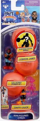 Space Jam - A New Galaxy Lebron James - 4 `er Set Figuren Actionfiguren ca. 5 cm