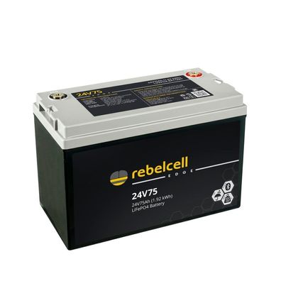 Rebelcell Batterie LiFePO4 24V75 EDGE 24V 75Ah 1,92kWh - Sawesto Premium