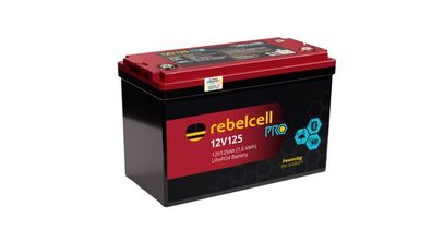 Rebelcell LiFePO4 Batterie 12V125 PRO Akku 12V 125Ah 1,6kWh - Sawesto Premium