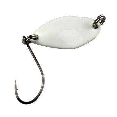 Forellen Blinker 1,2 g Trout Spoon Fly weiß-silber