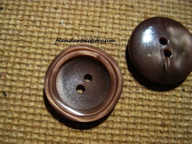 1Kunststoffknopf beere 18x4mm 2 Loch 2mm Nr 1603