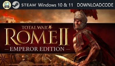 NEU PC Computer Spiel Total War Rome II Emperor Edt für Windows 10 11 STEAM Code