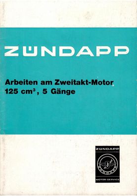 Reparaturanleitung Zündapp 125 ccm Arbeiten am Zweitakt Motor 125 ccm , 5 Gänge