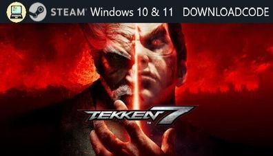 NEU PC Computer Spiel Tekken 7 für Windows 10 11 STEAM Download Code Game Key