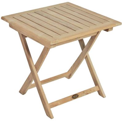 Beistelltisch SOLO, quadratisch, Teak