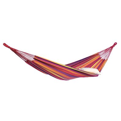 Amazonas Tahiti Vulcano Hängematte wetterfest UV-beständig 200cmx100 cm rot/bunt