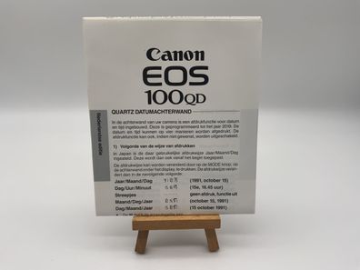 Canon 100QD Bedienungsanleitung