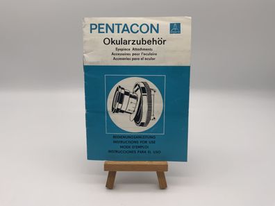 Pentacon Okularzubehör Bedienungsanleitung Manual Gebrauchsanweisung