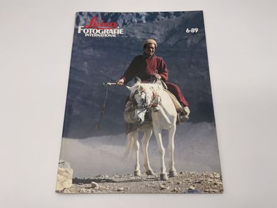 Leica Fotografie International 6.89 Bröschüre Deutsch Magazin Zeitschrift