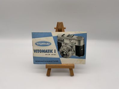 Voigtländer Vitomatic I Bedienungsanleitung Deutsch Gebrauchsanweisung