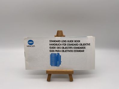 Minolta für standart objektive Handbuch Deutsch