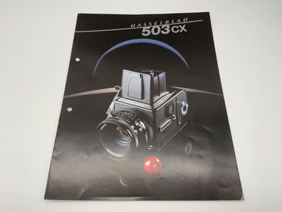 Hasselblad 503cx Infoheft Brochüre Englisch Heft Prospekt Magazine
