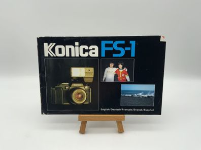 Konica FS-1 Bedienungsanleitung Deutsch Gebrauchsanweisung Magazin
