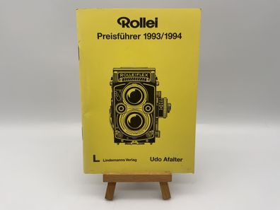 Rollei Preisführer 1993/94 Udo Afalter Lindemanns Verlag Broschüre Deutsch