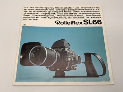 Rolleiflex SL66 Broschüre Deutsch Gebrauchsanweisung Magazin