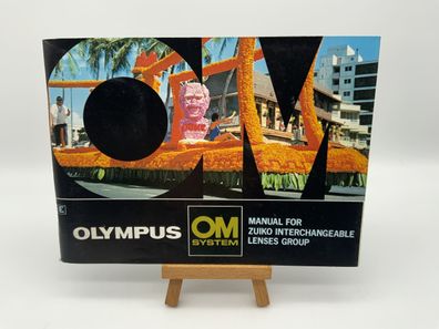 Olympus Zuiko Interchangeable Lenses Group Bedienungsanleitung Englisch
