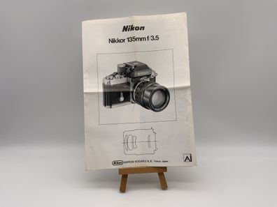 Nikon Nikkor 135mm f/3.5 Bedienungsanleitung Deutsch