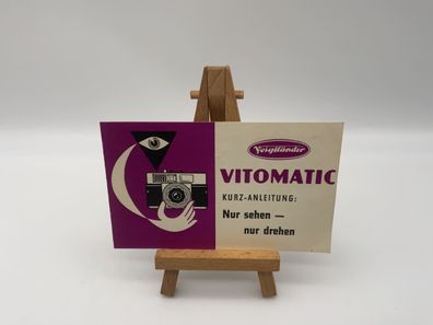 Voigtländer Vitomatic Kurzanleitung Bedienungsanleitung Deutsch