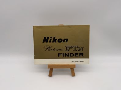 Nikon Photomic FTN Finder Bedienungsanleitung Englisch