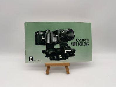 Canon Auto Bellows Bedienungsanleitung Englisch