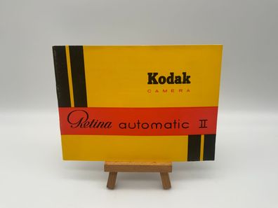 Kodak Retina automatic II Bedienungsanleitung Englisch