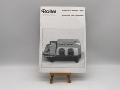Rollei Rolleivision twin MSC 300 P Hinweise zum Gebrauch Anleitung Deutsch