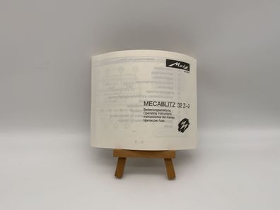 Metz Mecablitz 32 Z-2 Bedienungsanleitung Deutsch