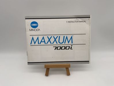 Minolta Maxxum 7000i Bedienungsanleitung Englisch