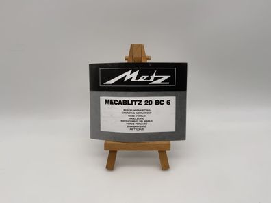 Metz Mecablitz 20 BC 6 Bedienungsanleitung Deutsch