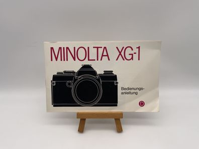 Minolta XG-1 Bedienungsanleitung Deutsch