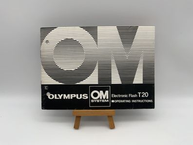 Olympus Electronic Flash T20 OM System Bedienungsanleitung Englisch