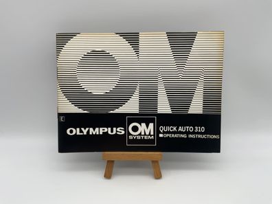 Olympus Quick Auto 310 Bedienungsanleitung Englisch