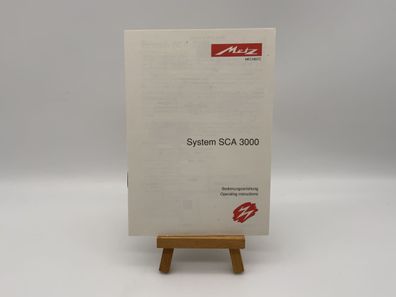 Metz System SCA 3000 Bedienungsanleitung Deutsch