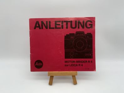 Leica Motor Winder R4 zur Leica R4 (111-125b) Bedienungsanleitung Deutsch