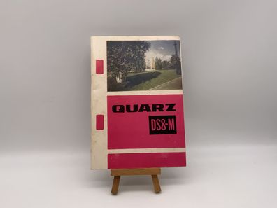 Quarz DS8-M Bedienungsanleitung Deutsch