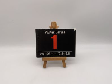 Vivitar Series 1 28-105mm f2.8-3.8 Bedienungsanleitung Deutsch