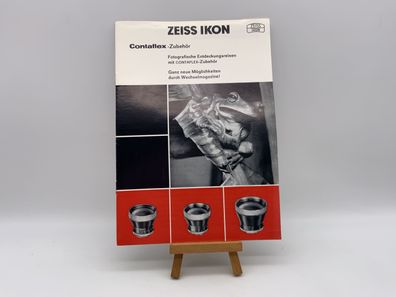 Zeiss Ikon Contaflex-Zubehör Prospekt Deutsch