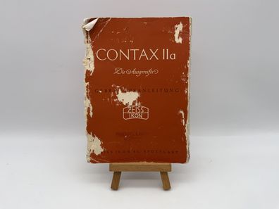 Contax IIa Die Ausgereifte Gebrauchsanweisung stark gebraucht Deutsch