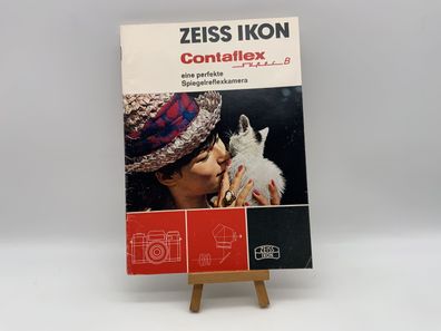 Zeiss Ikon Contaflex Super B eine perfekte Spiegelreflexkameras Prospekt Deutsch