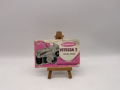 Voigtländer Vitessa T Stark gebraucht Bedienungsanleitung Deutsch
