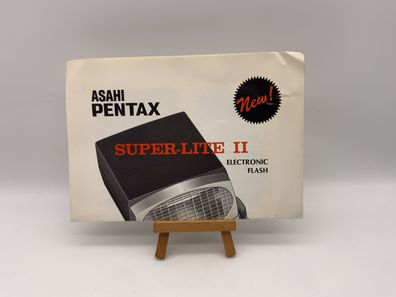 Asahi Pentax Super Lite II Electronic Flash Broschüre Englisch
