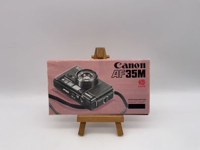 Canon AF 35M Gebrauchsanweisung Instruction Manual Bedienungsanleitung Deutsch