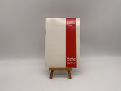 Mamiya Preisliste 1996 Nettopreisliste für Händler und Fachanwender Deutsch