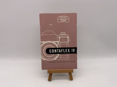 Zeiss Ikon Contaflex IV Gebrauchsanweisung Bedienungsanleitung Deutsch