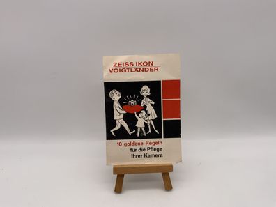 Prospekt 10 goldene Regeln für die Pflege Ihrer Kamera Deutsch