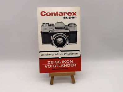 Zeiss Ikon Contarex Super aus dem goldenen Programm Bedienungsanleitung Deutsch